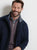 Peter Millar Crown Flex Merino City Coat - Navy