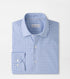 Peter Millar Atlas Crown Lite Cotton-Stretch Sport Shirt - Blue Freesia