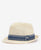 Barbour Belford Trilby Hat - Ecru/Blue