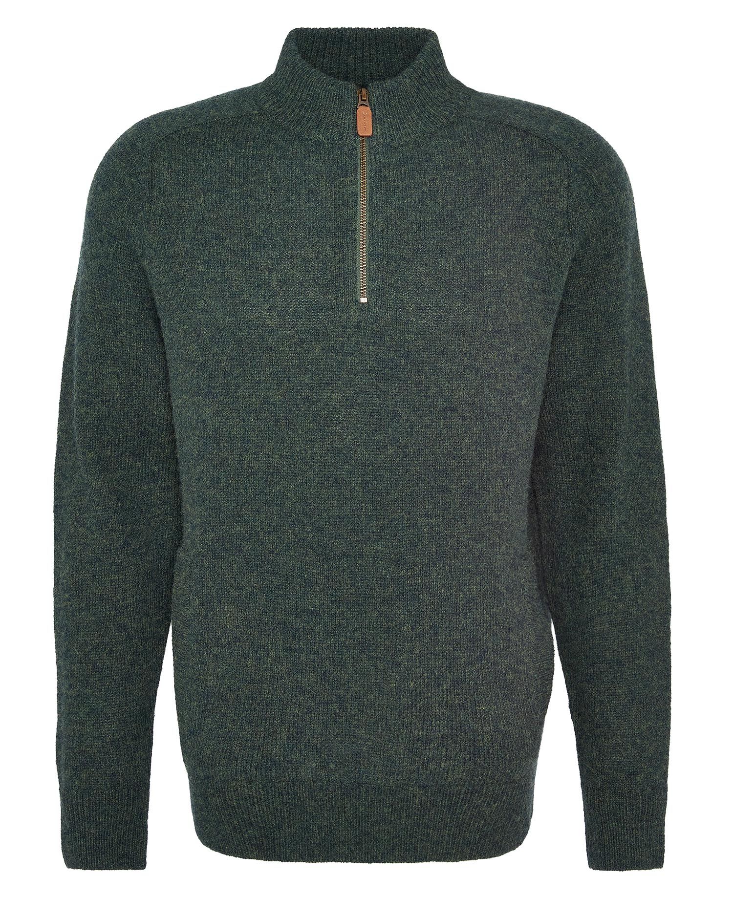 Barbour Talder Half-Zip Jumper Seaweed