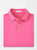 Peter Millar Solid Performance Jersey Polo Sean Self-Collar - Pink Ruby