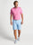 Peter Millar Drum Performance Jersey Polo - Pink Ruby