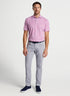 Peter Millar Oakland Performance Jersey Polo - Pink Ruby