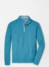 Peter Millar Perth Mélange Performance Quarter-Zip - Jasper Blue