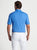 Peter Millar Featherweight Performance Mélange Polo - Cape Blue
