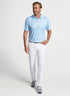 Peter Millar Featherweight Performance Golf On The Rocks Polo - White