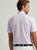 Peter Millar Orbit Performance Jersey Polo - White/Blue Sea