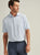 Peter Millar Dunnes Performance Jersey Polo - White/Cottage Blue