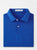 Peter Millar Featherweight Performance Mélange Polo - Tide