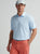 Peter Millar Featherweight Payne Stripe Polo - Cottage Blue