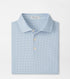 Peter Millar Phoenix Performance Jersey Polo - White/Bluebird
