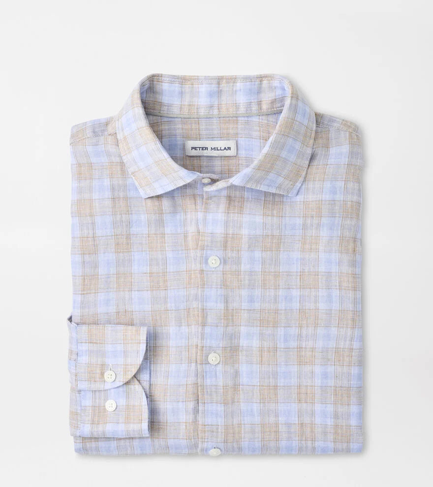 Peter Millar Milo Linen Sport Shirt