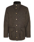 Barbour Hereford Tweed Wool Jacket - Olive