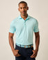 Johnnie-O Performance Jersey Polo - Lyndonn Stripet - Tarpon