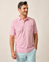 Johnnie-O Original 4-Button Polo - Matthis Stripe - Petal