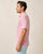 Johnnie-O Original 4-Button Polo - Matthis Stripe - Petal