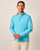 Johnnie-O Hybrid Performance 1/4 Zip Hoodie - Majorca and Tarpon