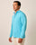 Johnnie-O Hybrid Performance 1/4 Zip Hoodie - Majorca and Tarpon