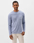 Johnnie-O Brennan Long Sleeve Cotton Blend T-Shirt - Navy