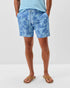 Johnnie-O The Half Elastic 7" Surf Shorts - Curacao