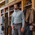 Tom Beckbe Dixon Brushed Cotton Twill Shirt - Marled Green