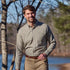 Tom Beckbe Knapp Cotton Twill Shirt - Lichen