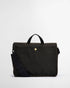 Barbour  Field Waxed Satchel Messenger Bag - Olive