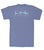 Coastal Cotton Barracuda Short Sleeve T-Shirt - Wake Blue
