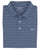 Coastal Cotton Stripe Polo - Bay Blue