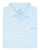 Coastal Cotton Stripe Performance Polo - Cashmere/Blue