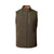 Tom Beckbe Warren Fleece Vest - Peat Green