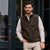 Tom Beckbe Warren Fleece Vest - Peat Green