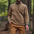 Tom Beckbe Warren Fleece Quarter Zip - Otter Tan