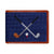 Smathers & Branson Crossed Club Needlepoint Bi-Fold Wallet - Classic Navy