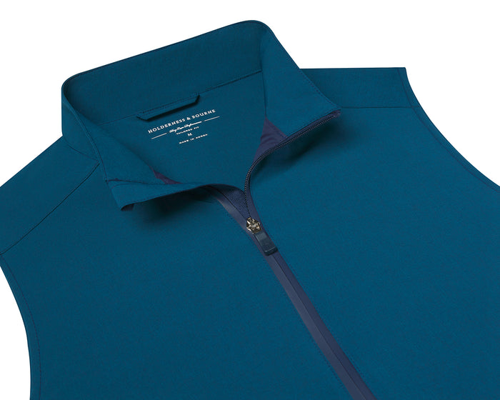 Holderness & Bourne The Conrad Vest - Heathered Marine Holderness & Bourne The Conrad Vest - Heathered Marine