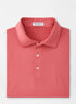 Peter Millar Solid Performance Jersey Polo Sean Self-Collar - Cape Red