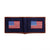 Smathers & Branson American Flag Needlepoint Bi-Fold Wallet - Dark Navy