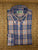 Stinson Long Sleeve Plaid Sport Shirt - Peach/Blue