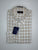 Kenneth Gordon Cotton/Linen Long Sleeve Tattersall  Sport Shirt - Khaki/White